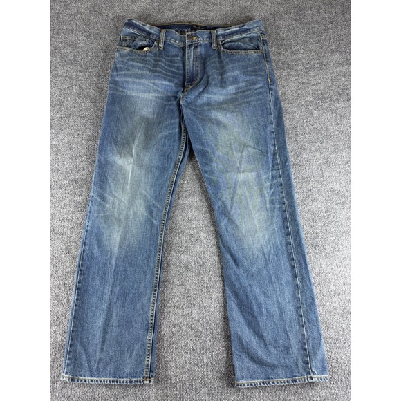 Banana Republic Other - Banana Republic Mens Straight Leg Jeans Medium Wash Blue Denim 36x32